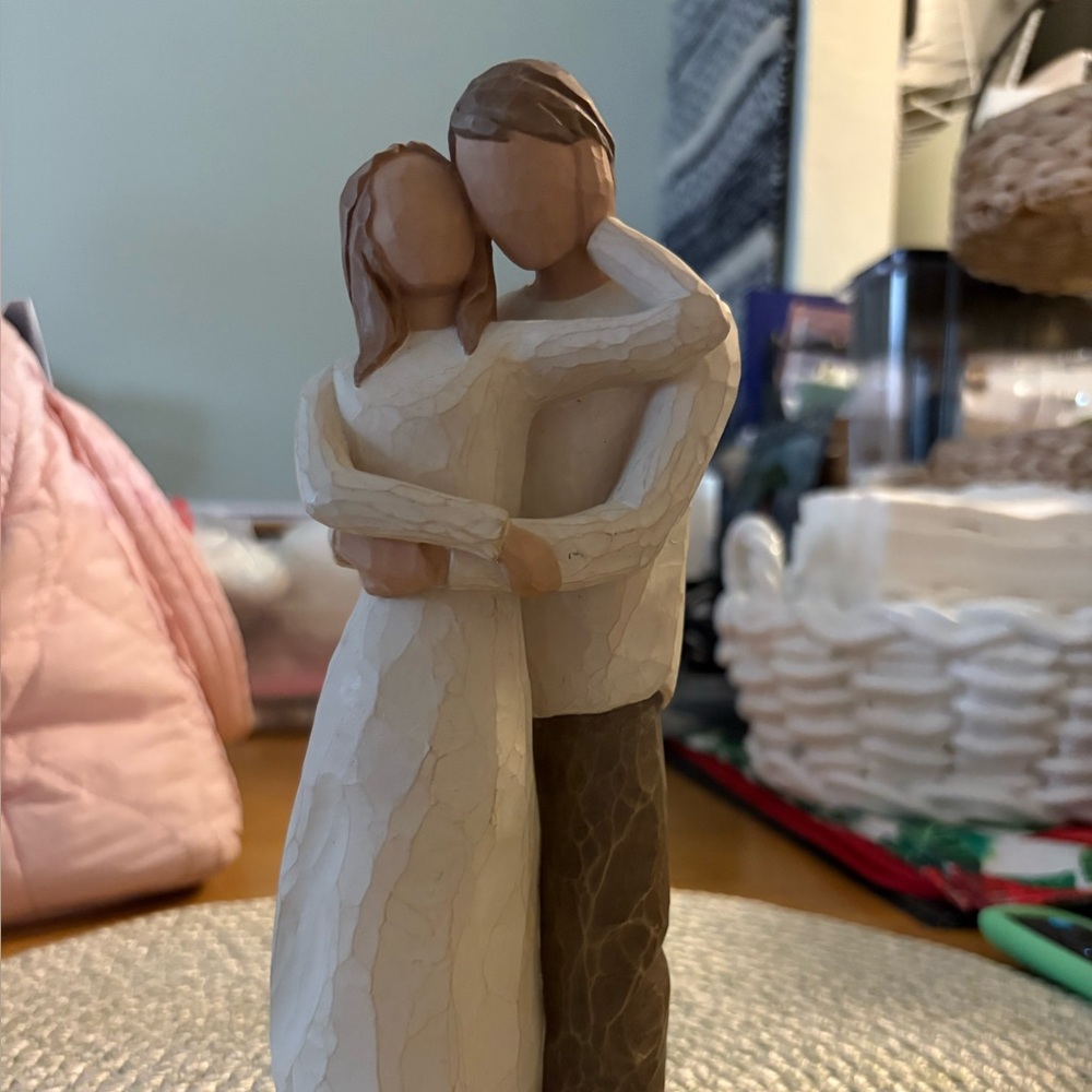 Small Willow Tree- Cream and Brown